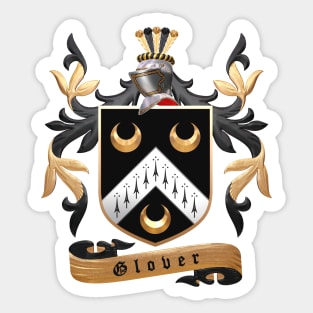 Glover Coat of Arms Sticker